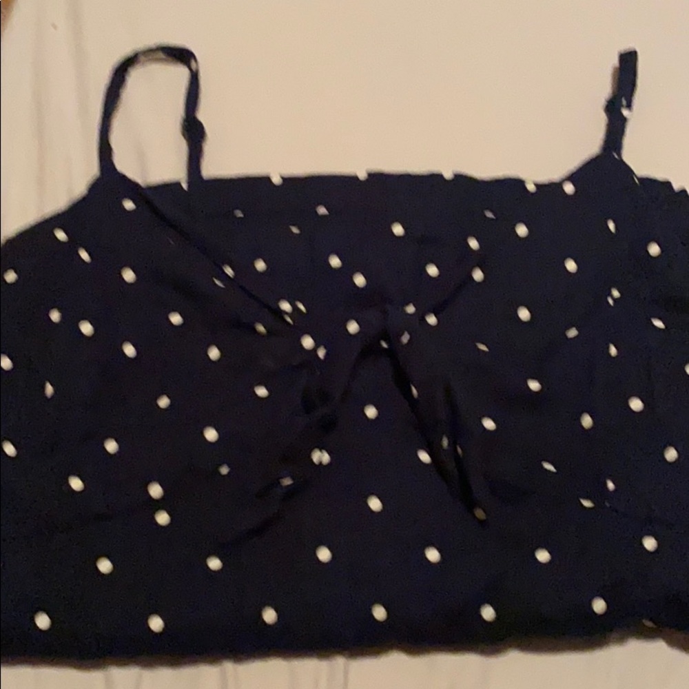 Adjustable spaghetti strap summer top
